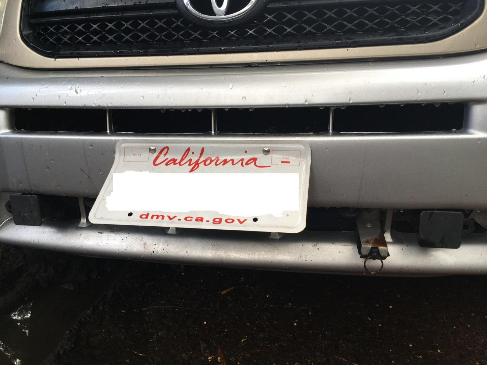 What Does a Bent License Plate Mean 